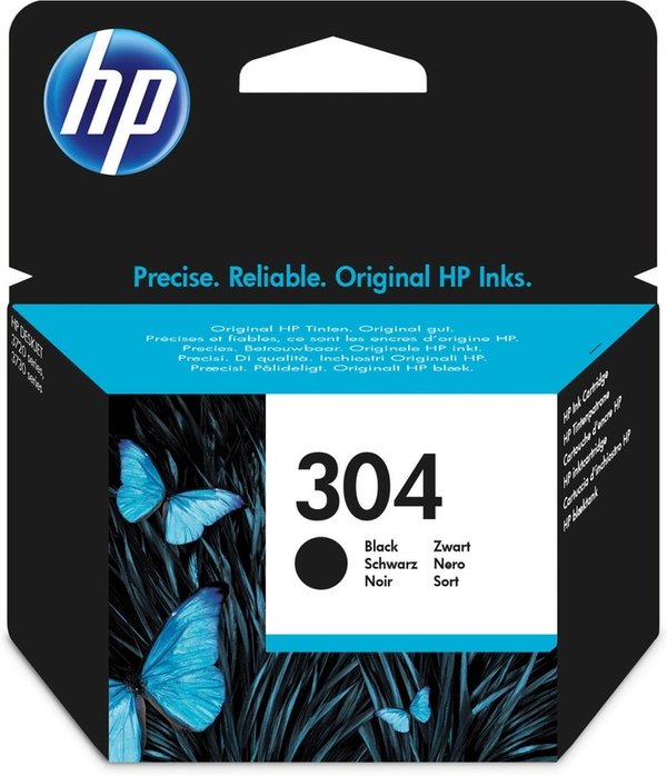 HP 304 zwart - origineel HP