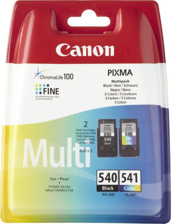Canon 540 + 541 multipack - origineel Canon