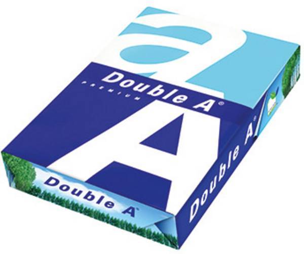 Double A Premium A4 printpapier 5 x 500 vel 80 gram