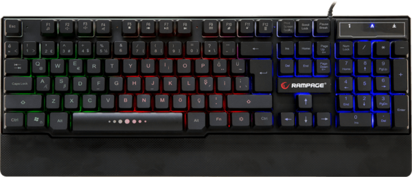 Rampage KB-R66 backlit gaming keyboard