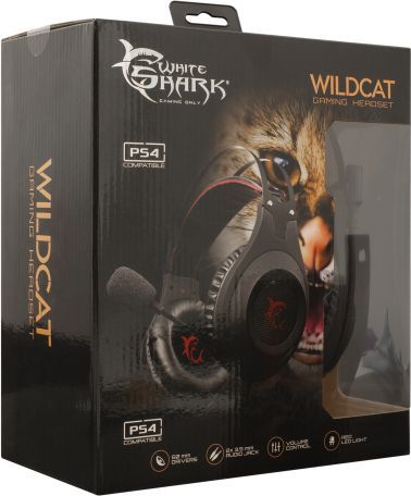 White Shark Wildcat gaming headset